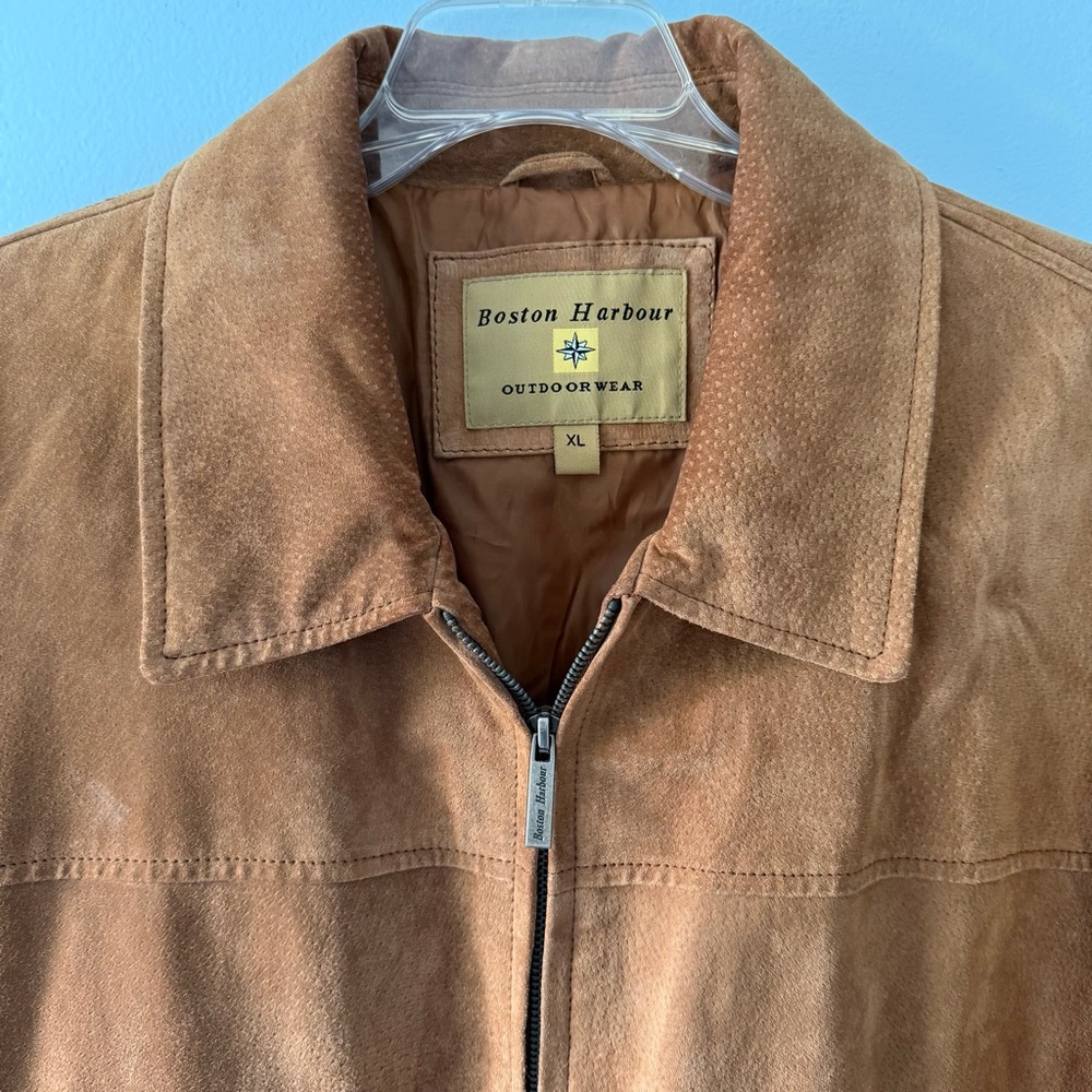 Boston Harbour Men’s Brown Suede Jacket - Picture 2 of 9